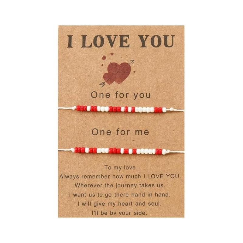 Браслет JYL TS Богемский плетеный азбукой Морзе с карточкой Призывает Тайну и Связь