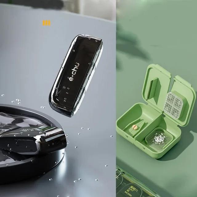 Портативный резак для таблеток Точные ножницы для резки таблеток Разделитель таблеток Разделитель таблеток Домашний дорожный портативный футляр для лекарств