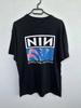 Nine Inch Nails NIN Repint Графическая Футболка Группы Винтажный Стиль Черная Унисекс