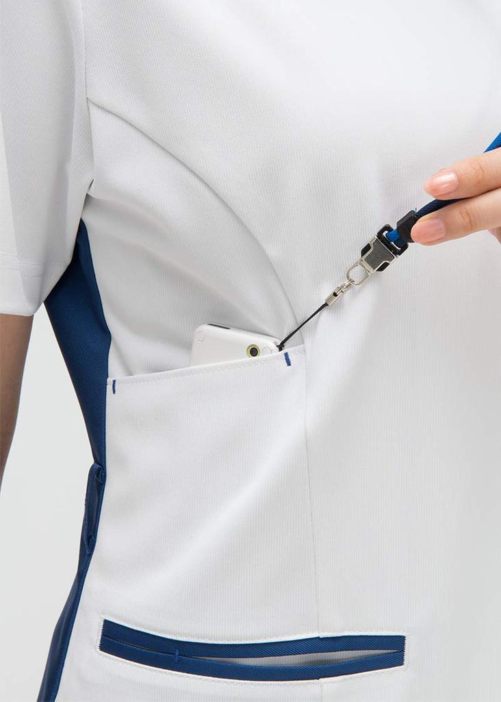 Medical Uniform Nagaileben Hybrid Tunic T Turquoise Women's LX-4072(L)