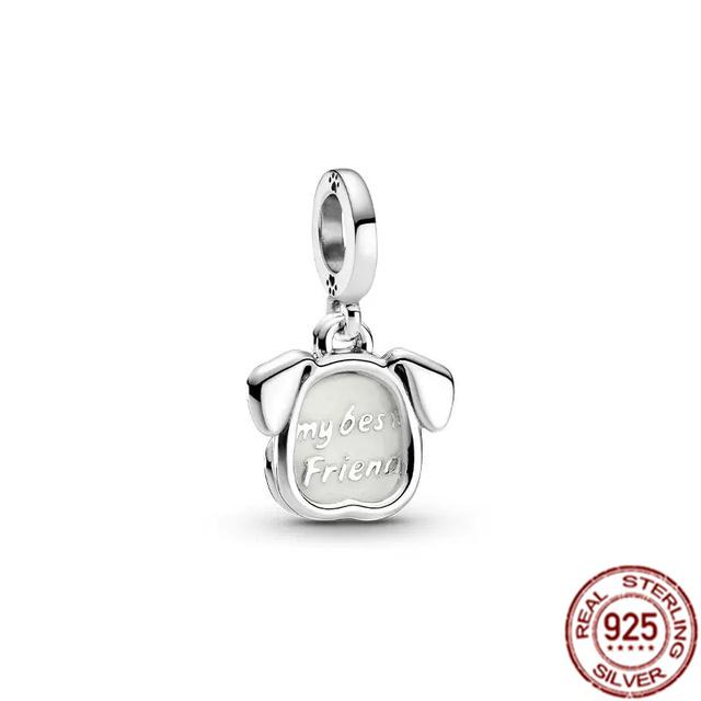 Подвеска с несколькими узорами подходит для браслета/ожерелья из стерлингового серебра 925 пробы, подвеска из бисера, ювелирные изделия для мамы, фестиваля