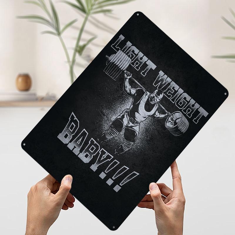 Lightweight Baby Ronnie Tinplate Poster Customized Wall Art Vintage Metal Signs Retro Tin Plaque for Home and Decoration Gaming