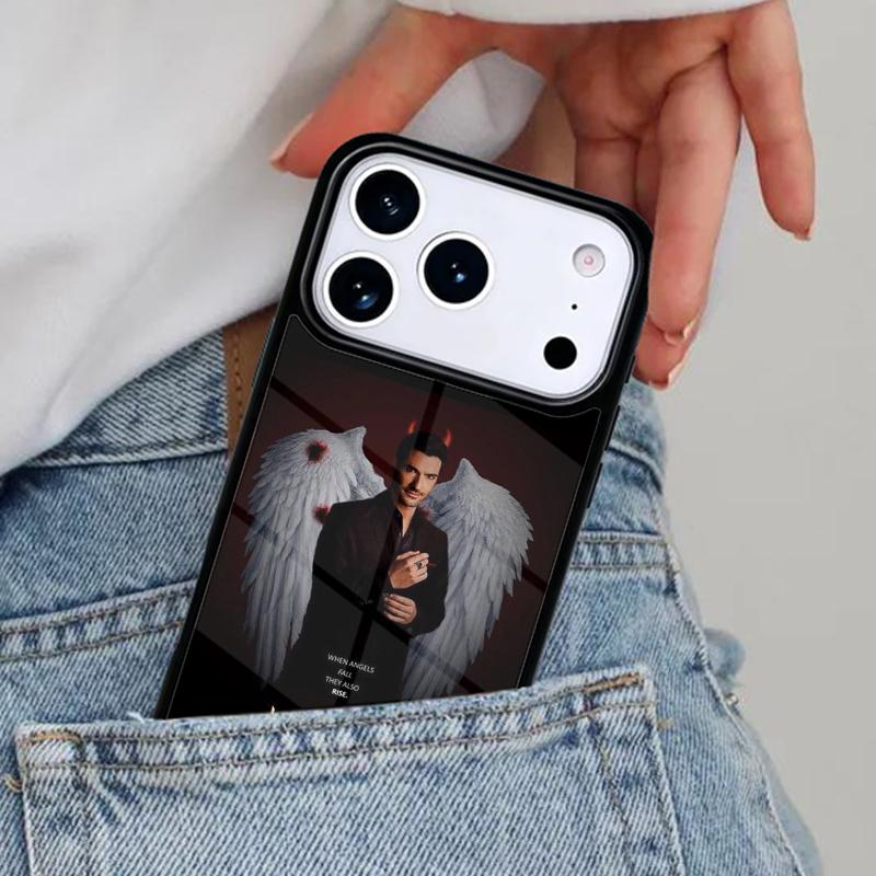 Lucifer Serie TV Phone Case for iPhone 17ProMax 12 13 14 15 16e 17 Pro Max Plus Air Cover