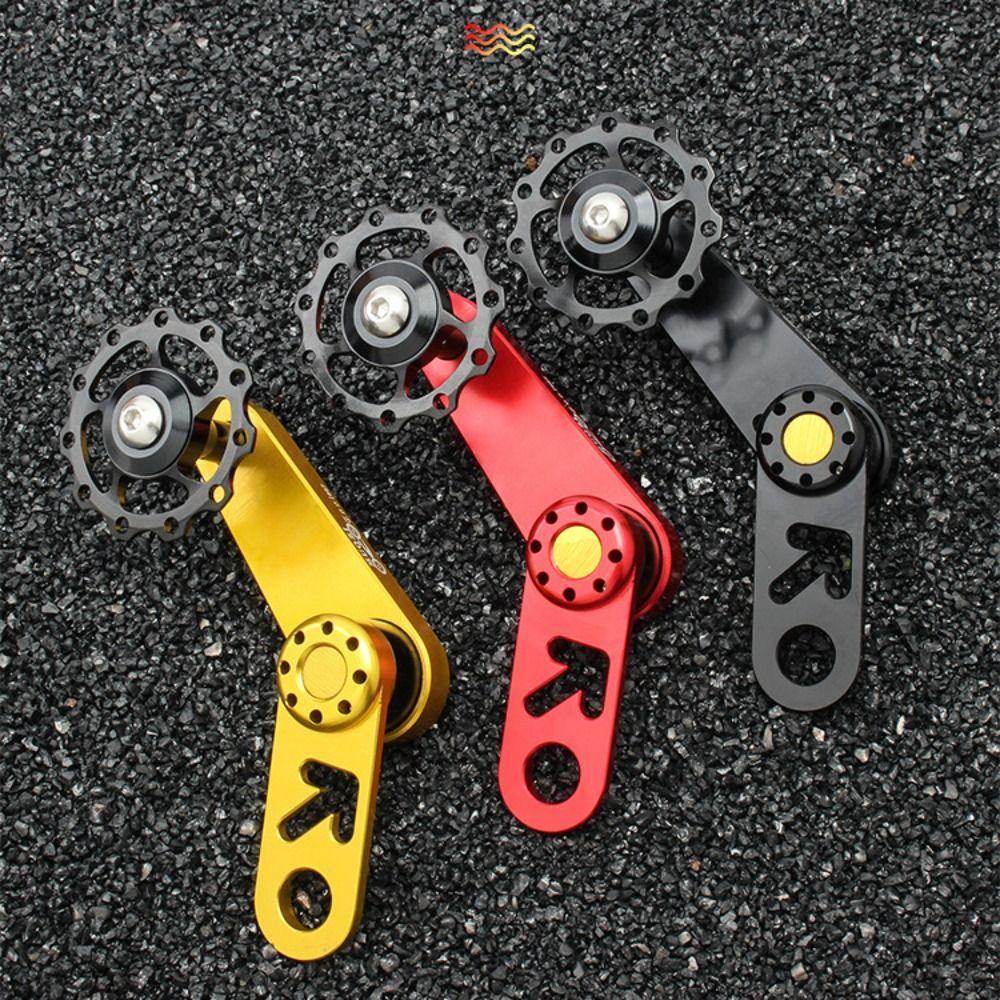 Натяжитель цепи велосипеда из алюминиевого сплава Черный Красный Золотой Переходник для звездочки Велосипедные аксессуары Велоспорт