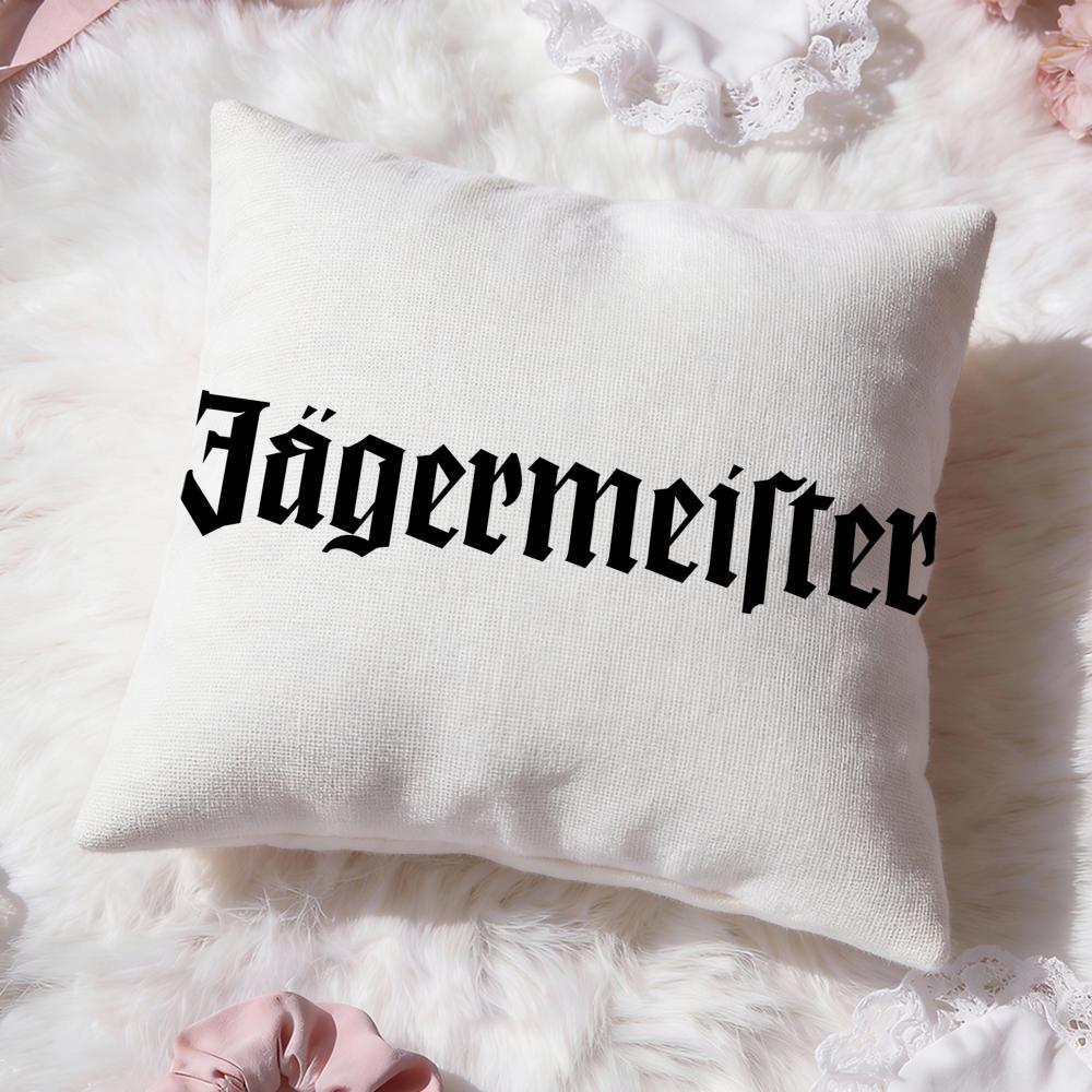Бренд Jägermeister Наволочка Премиум Комфорт Двусторонняя Наволочка - Дизайн Два в Одном для Любой Комнаты и Салона Автомобиля