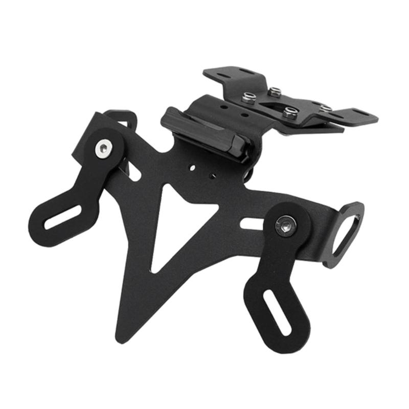 Компактный и надежный кронштейн держателя номерного знака мотоцикла со светодиодным водонепроницаемым регистрационным кронштейном, подходит для MT07