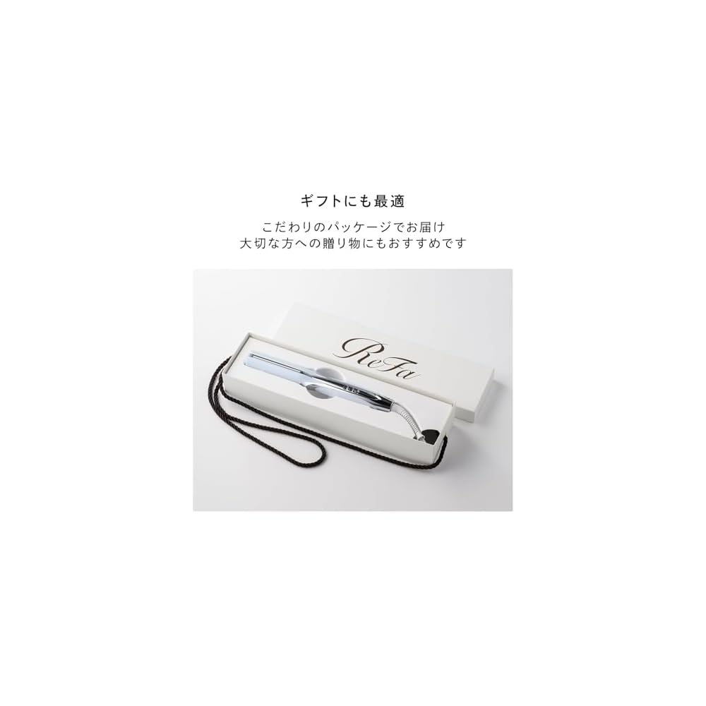 Выпрямитель ReFa Straight Iron Pro Черный с Руководством по укладке волос и Сумкой-шоппером Выпрямитель для волос
