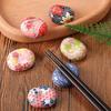 Home Decoration Ware Tableware Cute Rest 6 Styles Chopsticks Holder Ceramic Fork Rack Spoon