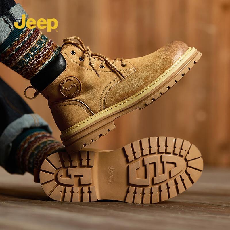 Jeep Мужские рабочие ботинки Мартин средней высоты
