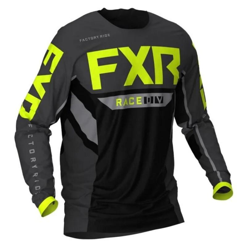 Mens Long Sleeve Cycling Jersey Breathable Loose Fit Mountain Bike Downhill UV Protection Sport Shirt