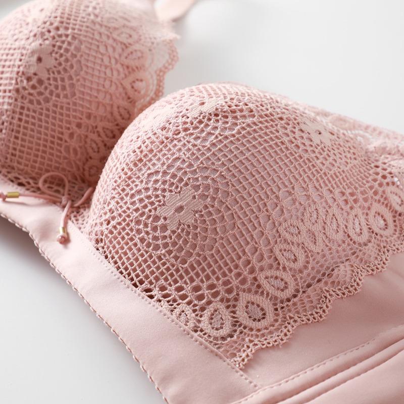 Женский собранный бюстгальтер без стального кольца, сексуальный регулируемый бюстгальтер, плотная непустая чашка, нижнее белье, препятствующее провисанию