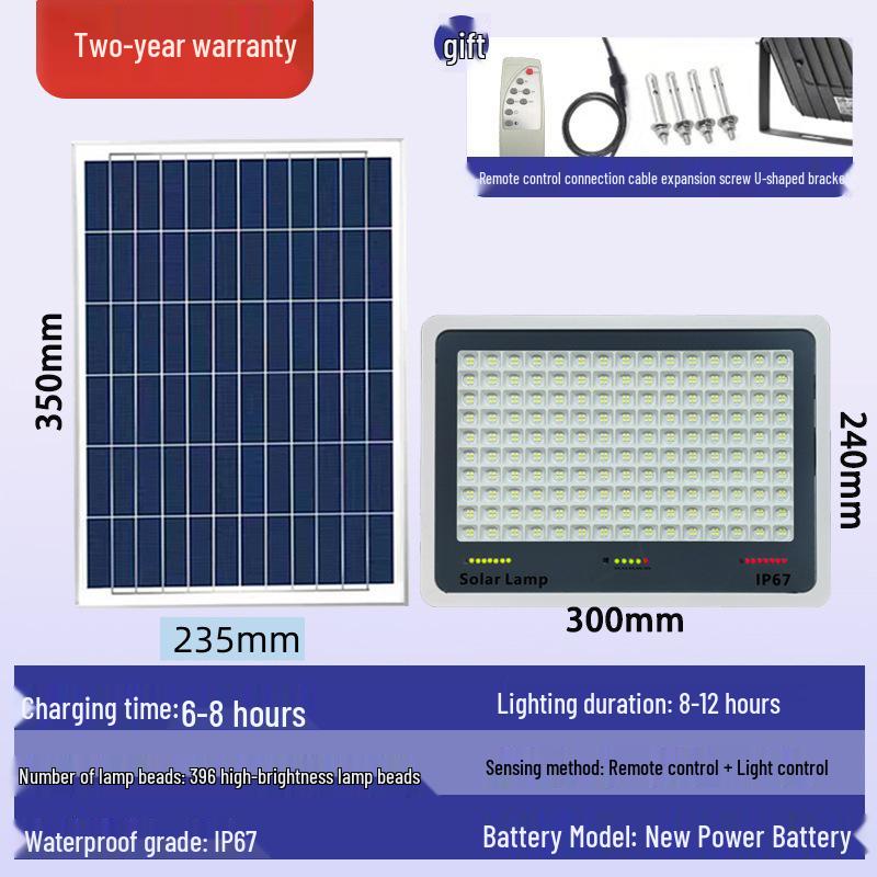 Уличные суперяркие солнечные фонари для улицы и двора - Водонепроницаемые для использования во дворе и дома