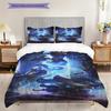 Epic Fantasy Adventure Bedding (1 * duvet cover + 2 * pillowcase, without core) 2D Flat Christmas birthday gift Bedding set Duvet cover and pillowcase