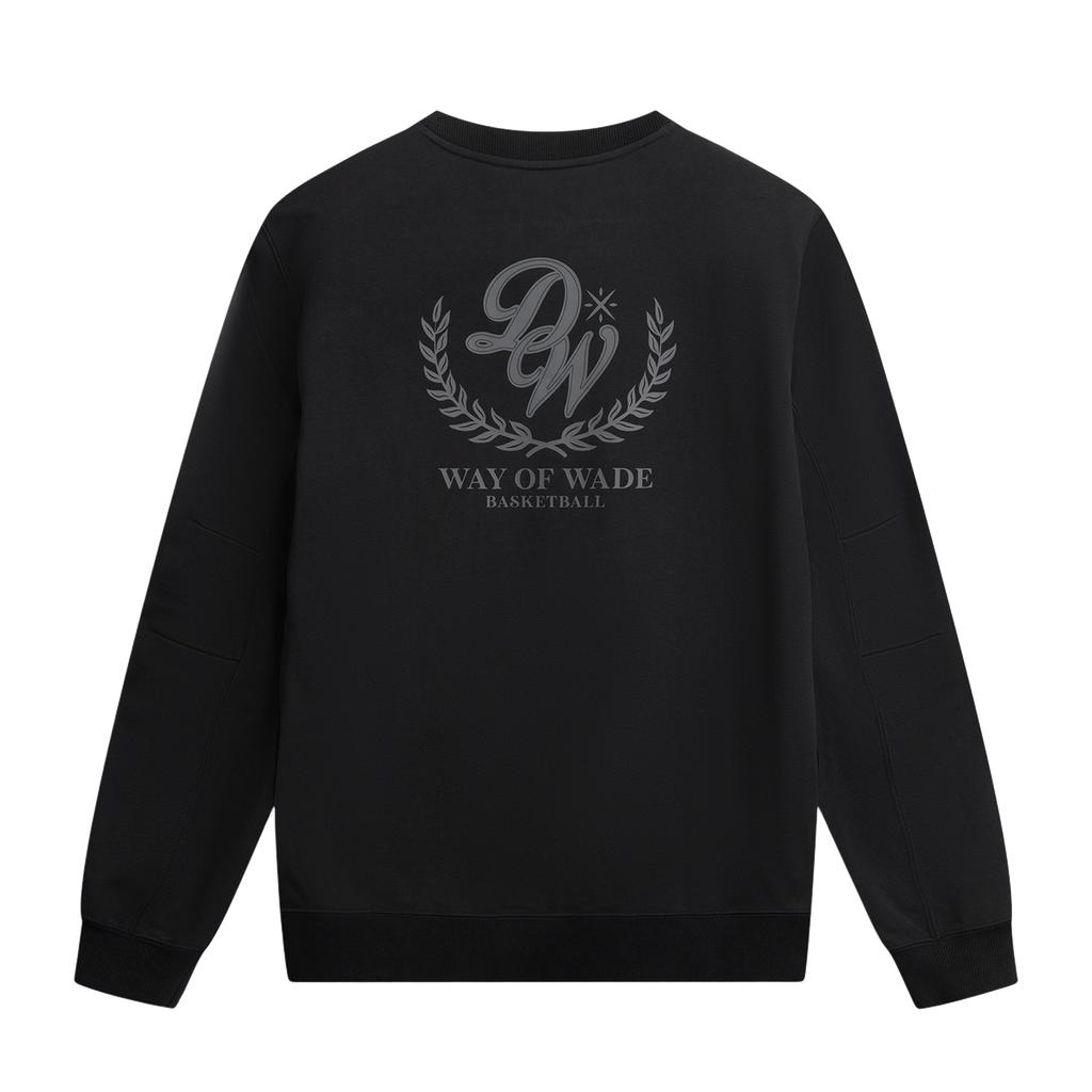 Мужская толстовка Li Ning Wade Series с круглым вырезом и вышитым логотипом-буквой AWDW013-1