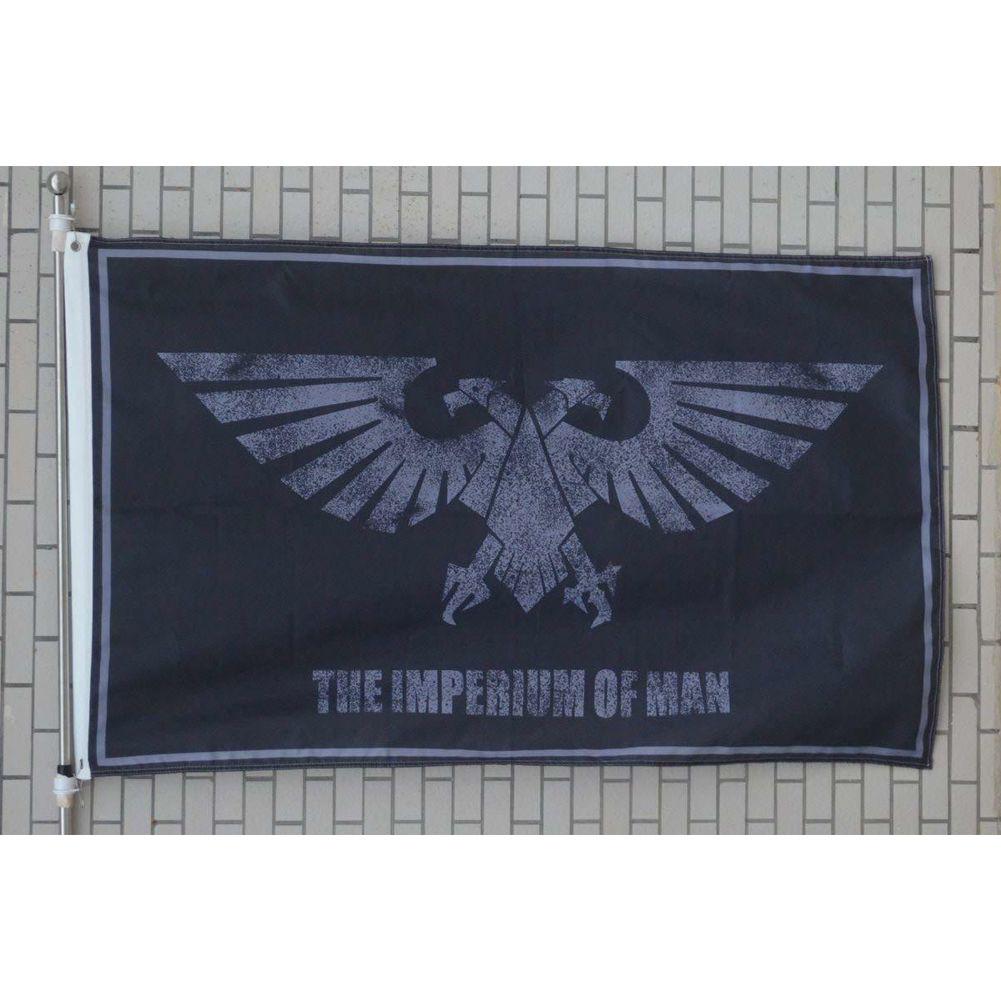 Флаг Империи Человека Warhammer Галактической Империи с орлом 90 x 150 см
