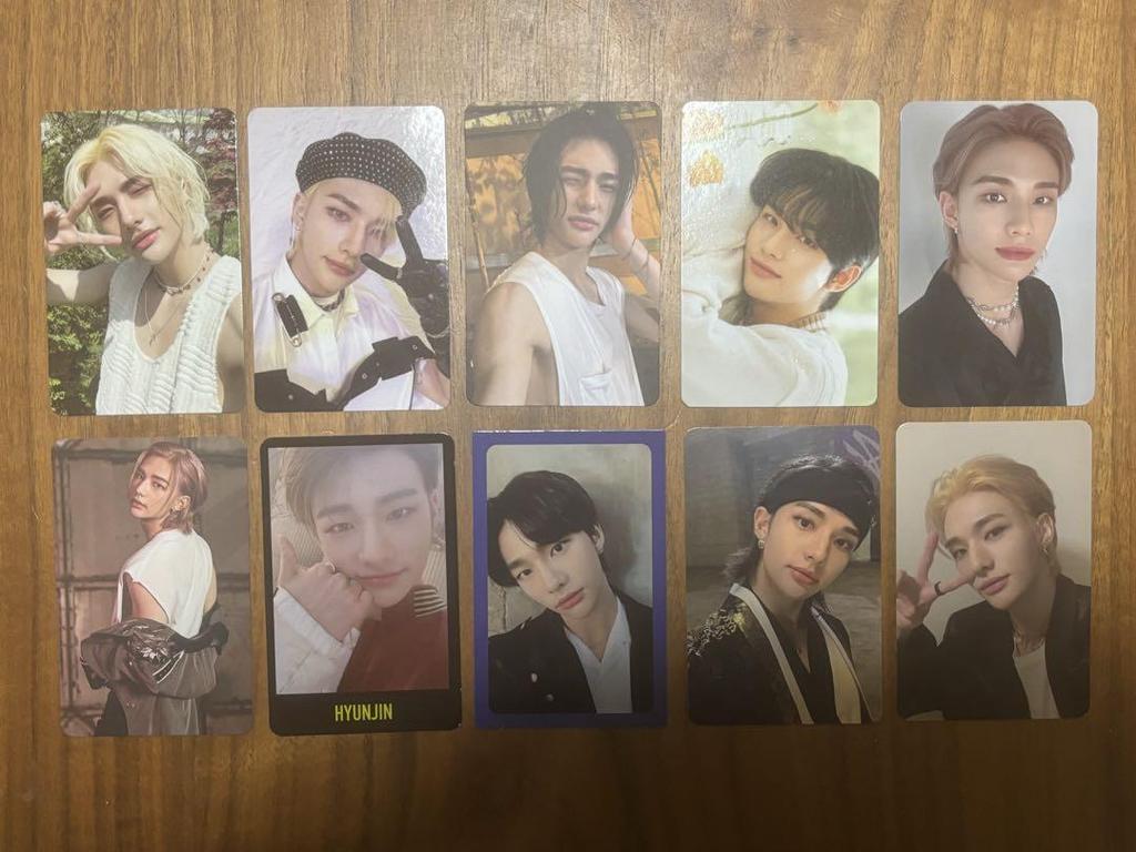 [USED] StrayKids Sukizu Hyunjin Trading Card Set Bulk Sale