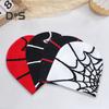 Unisex Winter Hat Spider Web Jacquard Knitted Dome Elastic Contrast Color Brimless Cold Weather Cap Cosplay Club Party Headwear