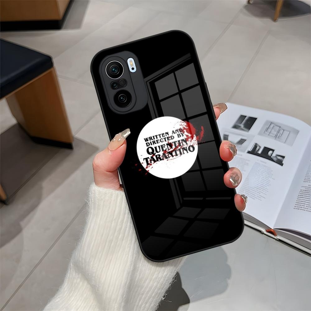 Written Directed Quentin Tarantino Phone Case Glass for Xiaomi 14 13 Lite 12 Pro 11t lite POCO M6 M5 X6 X5 X3 NFC F5 F6 Pro