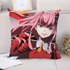 Pillow Cases Decorative Cushions Cover for Sofa Darling In the FranXX Pillowcase Cushion Covers Car Decoration Pillowcases X