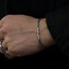 HARANG HR 237B_Серебряный браслет-манжета