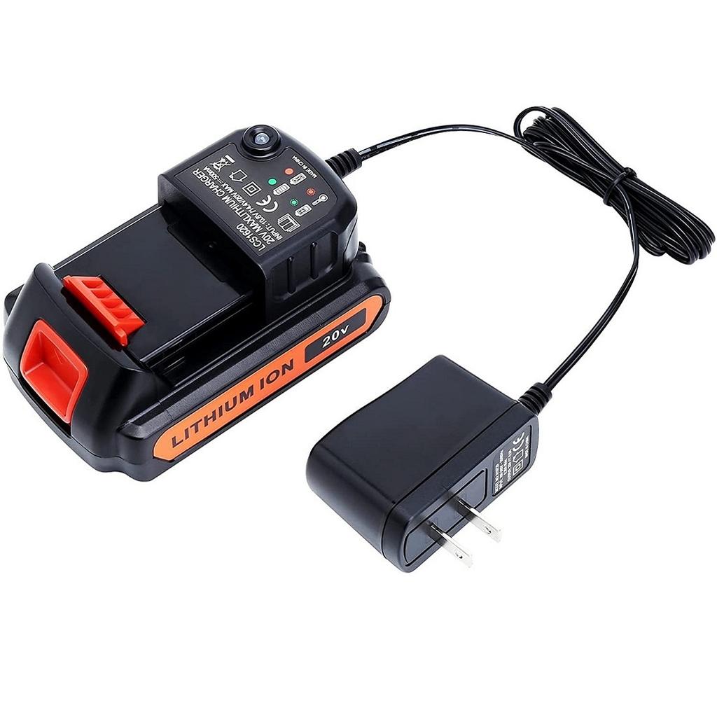 Зарядное устройство для литиевых аккумуляторов Black&Decker 10,8 В 14,4 В 18 В 20 В серии LBXR20 Инструмент для зарядки аккумуляторов электрической дрели-шуруповерта