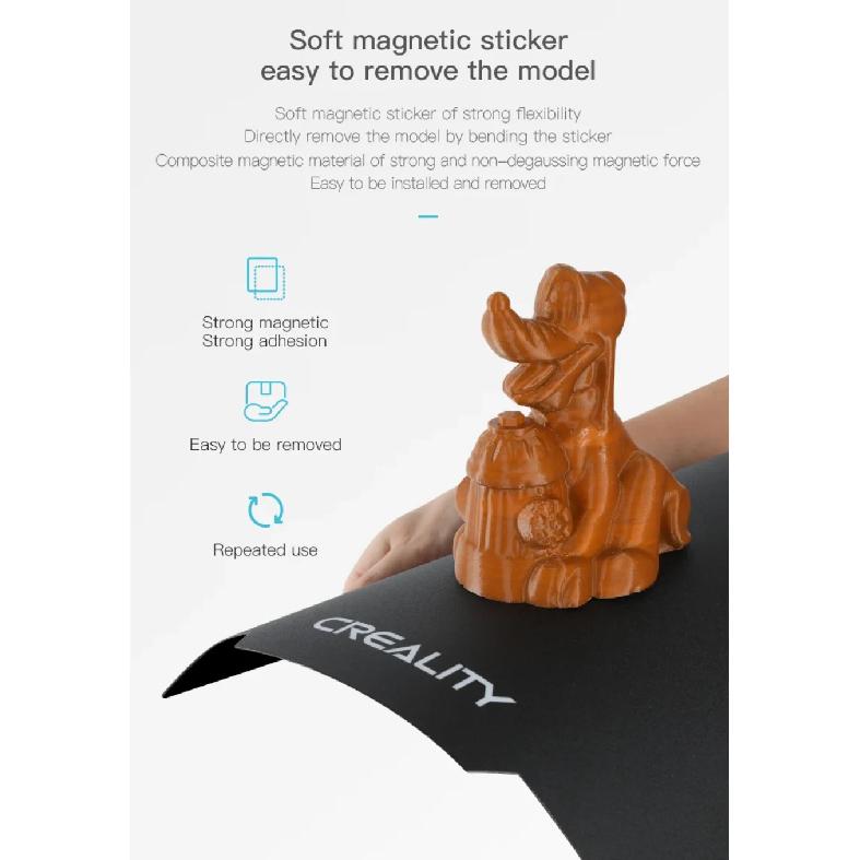 Гибкая магнитная пластина Creality Ender 3 235*235*1 мм для 3D-принтеров Ender 3/3 V2/3 S1/Pro/Ender-5/5S/5Pro