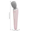 Portable Electric Massage Stick High-Frequency Vibration USB Rechargeable Electric Massage Hammer Quiet Operation Compact