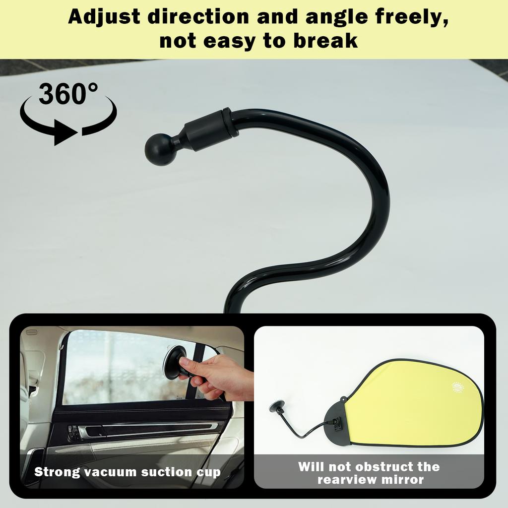 Солнцезащитный козырек для ноутбука для работы на улице, антибликовый козырек для ноутбука с присоской, регулируемый, сгибаемый, складной, для офисного стола, для автомобиля