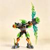 НОВЫЙ 2-в-1 Строительный Блок Bionicle Аниме Фигурки Действия Солдат Робот Мех Набор Кирпичей Лева Защитник Джунглей Игрушки Для Мальчика Подарок