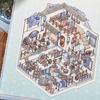 Книга-наклейка «Домик в древнем стиле» 3D для детей