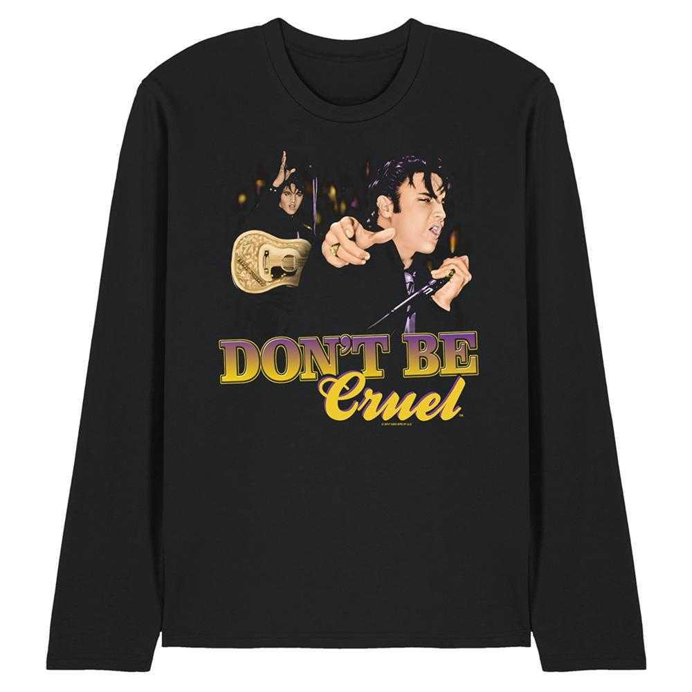 Elvis Presley Unisex Adult Dont Be Cruel Long-Sleeved T-Shirt
