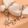 1 Pcs Natural Seashells Beach Jewelry Summer Bohemia Ocean Elements Bracelet Starfish Coral Shell Charm for Women Gifts