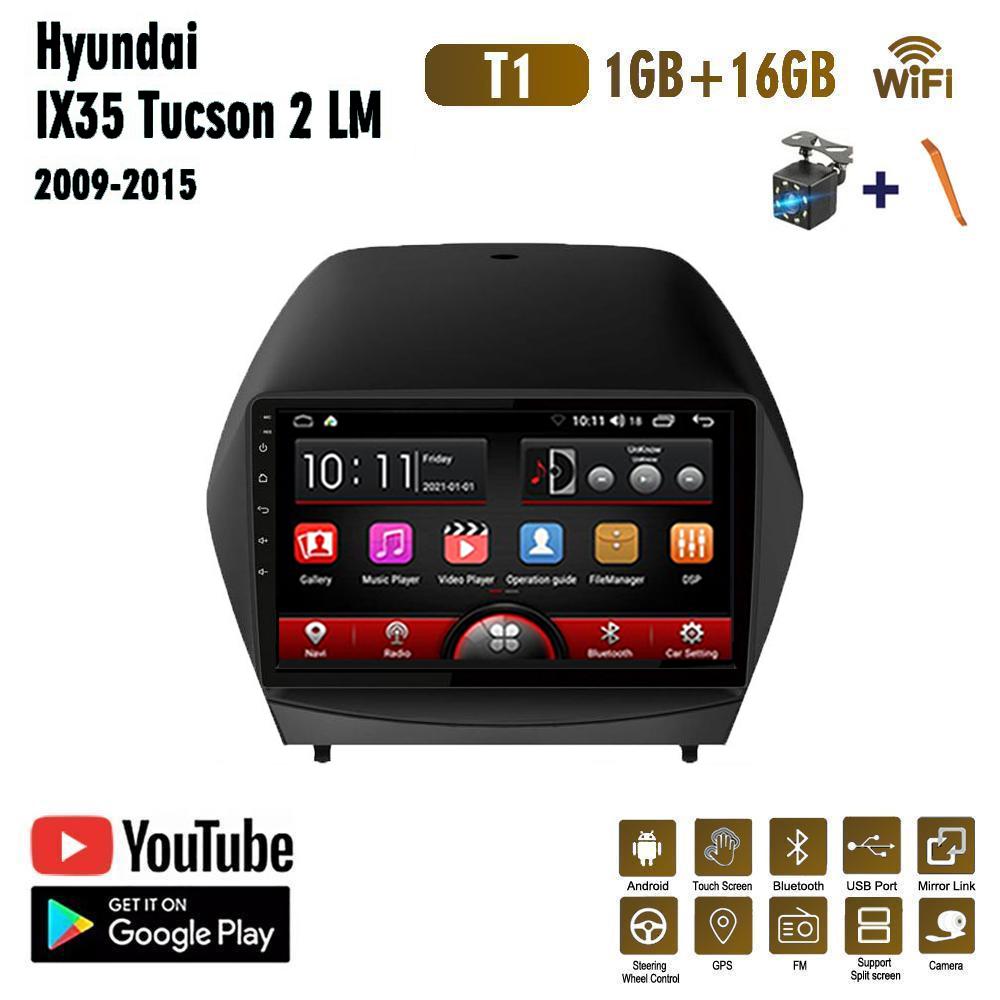 9 "Android автомобильное стерео радио для Hyundai IX35 Tucson 2 LM 2009-2015 автомобильный мультимедийный плеер DVD колонки головное устройство аудио WIFI 1 + 16 ГБ