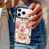 Милый Чехол для Телефона с Рисунком Животных Цветов Кошек Для iPhone 17 Air 14 15 13 12 Max Чехол Для Apple 16e 11 Pro Max Plus Coque