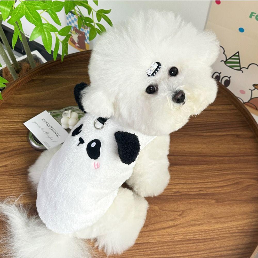 Fashion Pet Wear Fleece-Lined Dog Clothes Cute Soft Dog Vest Comfortable Fleece Coat Small Dogs