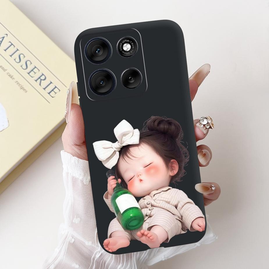 Чехол для Motorola Moto G56 Чехол MotoG86 Роскошный Модный Конфетный Расписной Силиконовый Чехол для Motorola Moto G86 G 56 MotoG56 Мягкие Чехлы