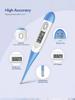 1pcs Electronic Digital Thermometer Household Temperature Measurement Soft Head Oral Cavity Underarm Thermometer Fever Detector