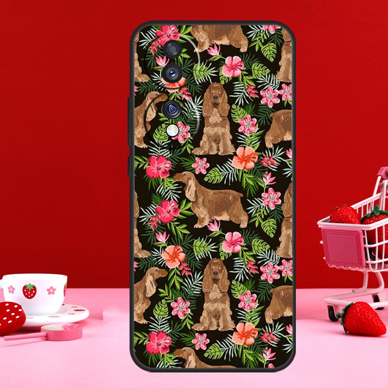 Чехол для собаки английского кокер-спаниеля для Honor 90 Lite 70 50 Magic 6 Pro 5 Lite X6 X7 X8 X9 X6a X7a X8a X9a X9b X8b