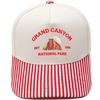 GRAND CANYON Truck driver hat embroidered retro color matching baseball cap men's and women's outdoor leisure hat