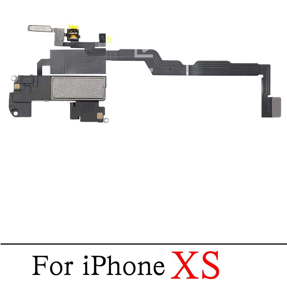 Динамик уха для iPhone X XR XS 11 Pro Max Слуховой динамик с шлейфом Замена БЕЗ Face ID