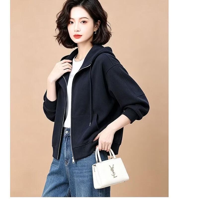 EST+II Casual Hooded Zip-Up Cardigan