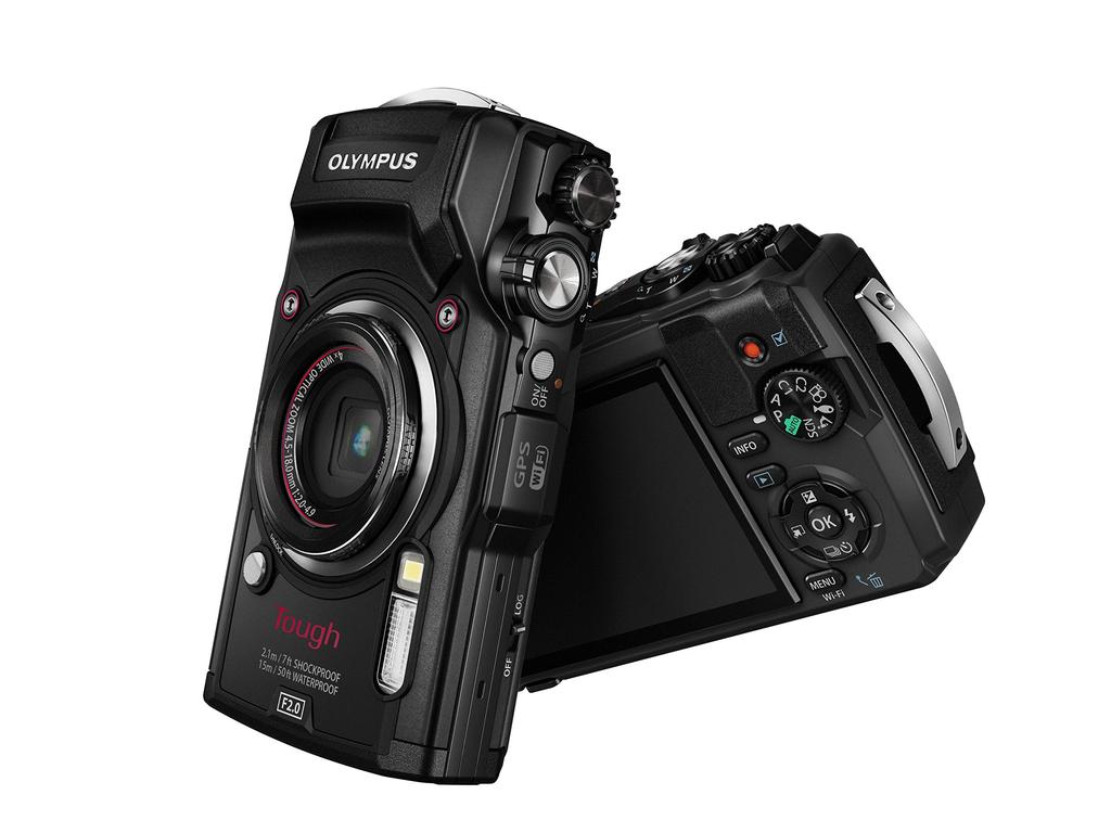 OLYMPUS Цифровая камера Tough Black 12 мегапикселей CMOS 15 м водонепроницаемая грузоподъемность 100 кгс компас BLK TG-5 F2.0 GPS+электронный и встроенный Wi-Fi TG-5