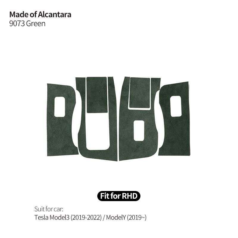 Для Tesla Model 3 Y 2019-2025 Стеклоподъемник Панель Отделка Рамка Наклейка Тюнинг Изготовлены Из Алькантары Аксессуары Для Интерьера Автомобиля