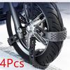 4Pcs Snow Chains for Motorcycles, Bicycles, Tires
