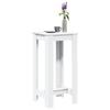 VidaXL Bar Table White 51x50x103.5 Cm Engineered Wood, Pub Table, High Table, Bar Stool Table, Table of 854400