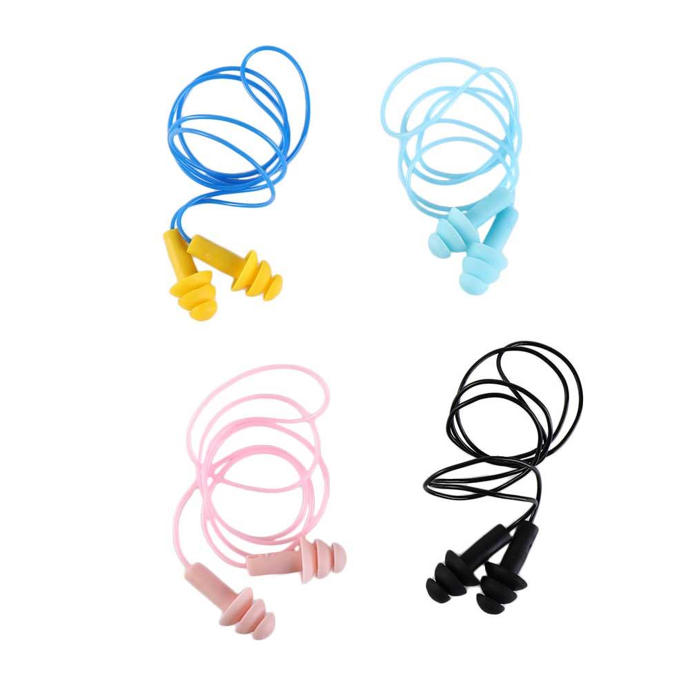 Shower Noise Reduction Box-packed Waterproof Nasal Clip Earplugs Nasal Protection Silicone Earplugs