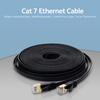 Cat 7 Ethernet Cable 32AWG Oxygen-free Copper 10Gbps High Speed 600Mhz Bandwidth Flat Internet