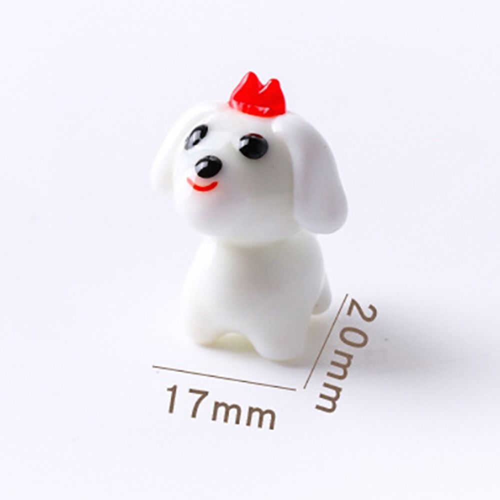 Украшения для собак из натриево-кальциевого стекла, поделки из мультяшных собак, изысканная модель собаки