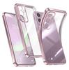Гальваническое покрытие силиконовый мягкий чехол для телефона Samsung Galaxy S24 S23 FE S25 Ultra Plus прозрачный противоударный задний чехол