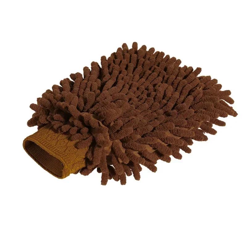 1/2PCS Car Detailing Wash Gloves Double Sided Multifunction Gloves Motorcycle Wash Tools Care Cleaning Car Accessories